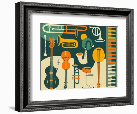 Just Jazz-Jazzberry Blue-Framed Premium Giclee Print