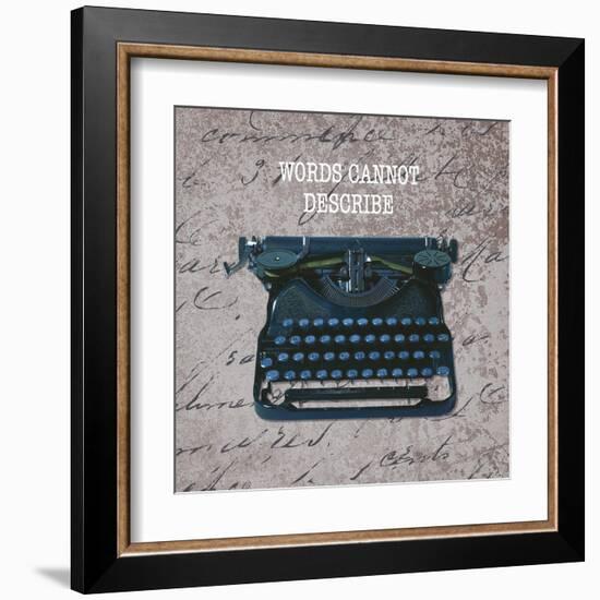 Just my Type II-The Vintage Collection-Framed Art Print