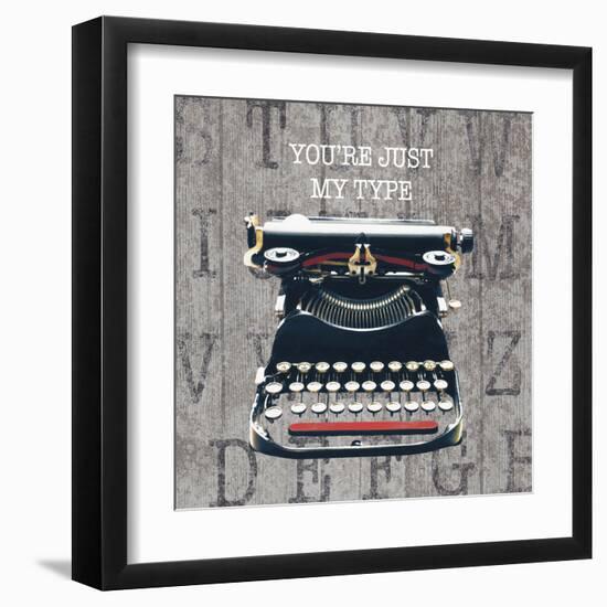 Just my Type III-The Vintage Collection-Framed Art Print