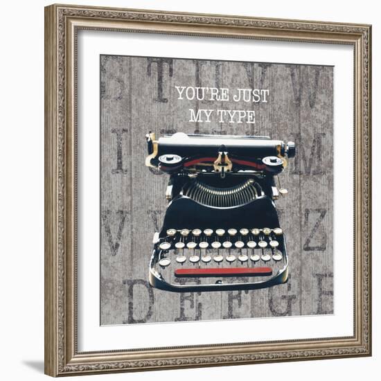 Just my Type III-The Vintage Collection-Framed Giclee Print