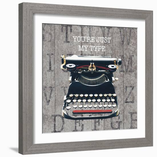 Just my Type III-The Vintage Collection-Framed Giclee Print