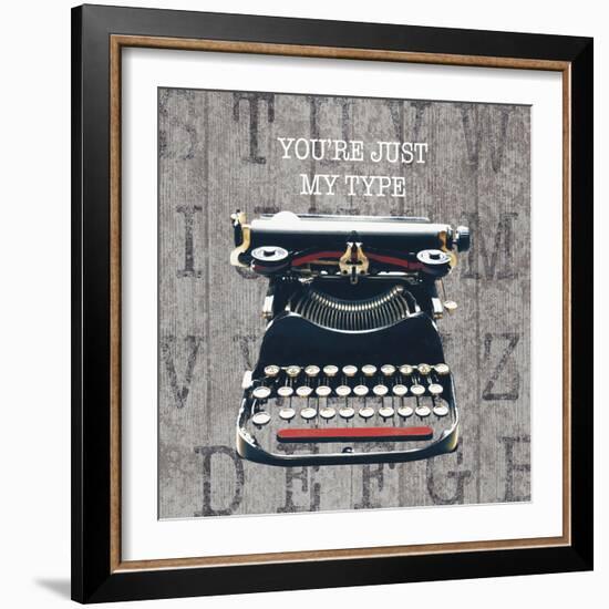 Just my Type III-The Vintage Collection-Framed Giclee Print