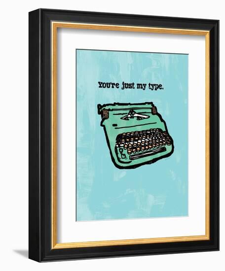 Just My Type-null-Framed Art Print