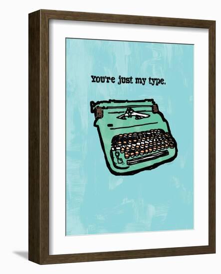 Just My Type-null-Framed Art Print