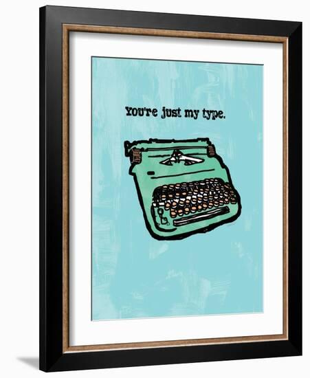 Just My Type-null-Framed Art Print