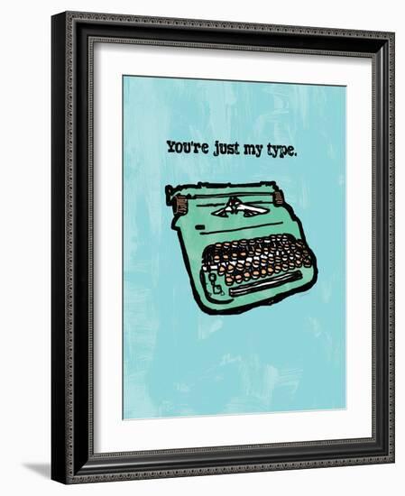 Just My Type-null-Framed Art Print