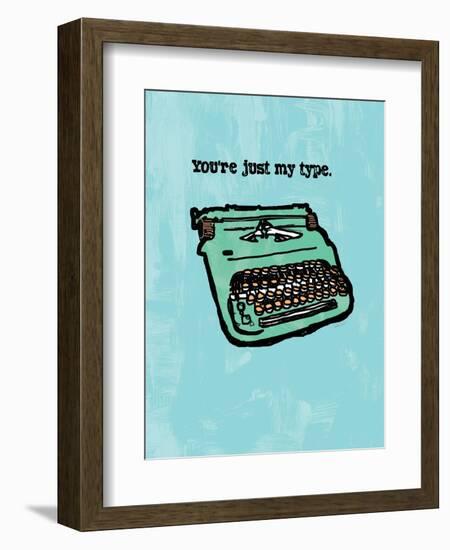 Just My Type-null-Framed Premium Giclee Print