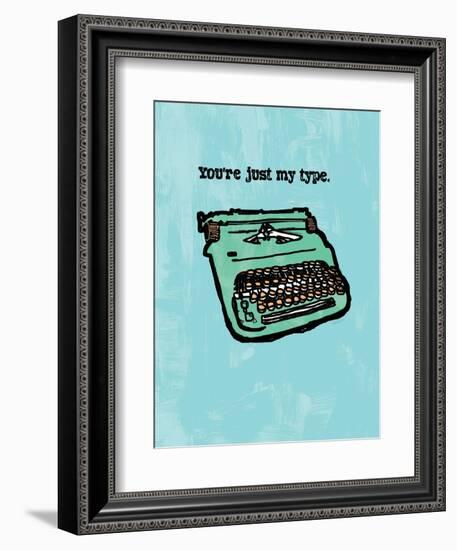 Just My Type-null-Framed Premium Giclee Print