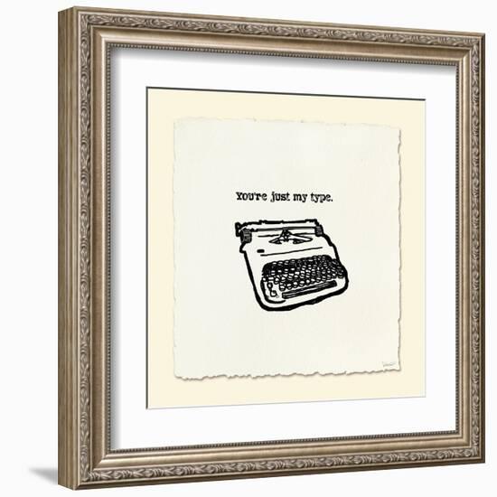 Just My Type-null-Framed Art Print