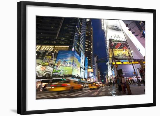 Just Off Times Square, Manhattan, New York, USA-Peter Adams-Framed Photographic Print