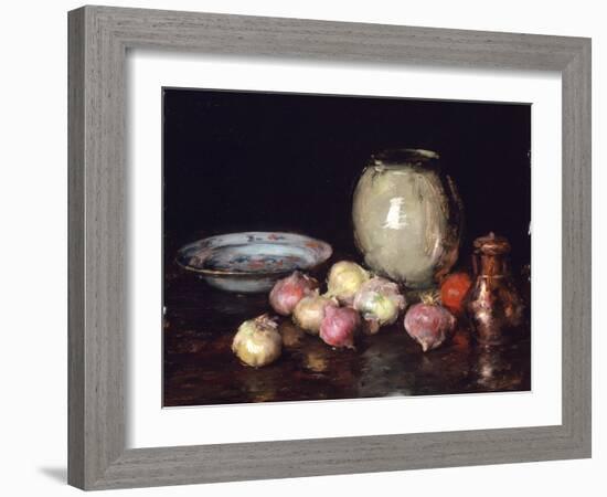 Just Onions, 1912-William Merritt Chase-Framed Giclee Print