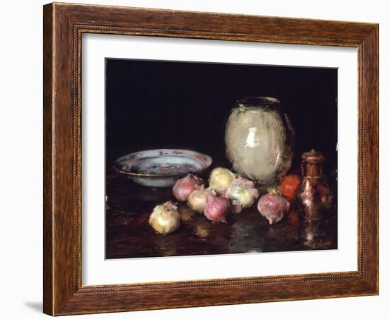 Just Onions, 1912-William Merritt Chase-Framed Giclee Print