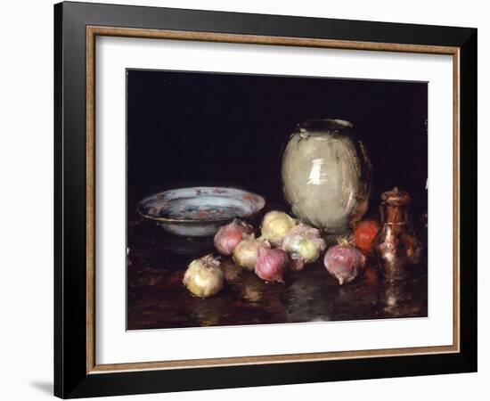 Just Onions, 1912-William Merritt Chase-Framed Giclee Print