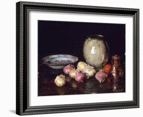 Just Onions, 1912-William Merritt Chase-Framed Giclee Print