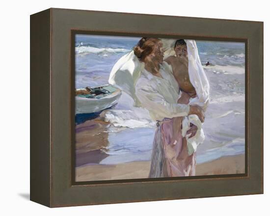 Just Out of the Sea, 1915-Joaqu?n Sorolla y Bastida-Framed Premier Image Canvas