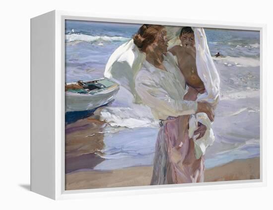 Just Out of the Sea, 1915-Joaqu?n Sorolla y Bastida-Framed Premier Image Canvas