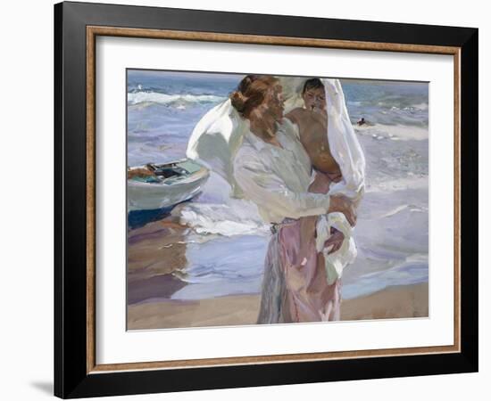 Just Out of the Sea, 1915-Joaqu?n Sorolla y Bastida-Framed Giclee Print