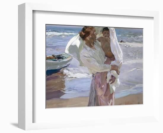 Just Out of the Sea, 1915-Joaqu?n Sorolla y Bastida-Framed Giclee Print