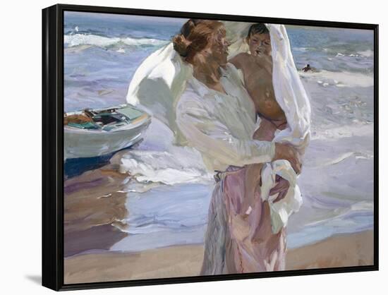 Just Out of the Sea, 1915-Joaqu?n Sorolla y Bastida-Framed Premier Image Canvas