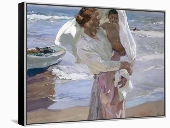 Just Out of the Sea, 1915-Joaqu?n Sorolla y Bastida-Framed Premier Image Canvas