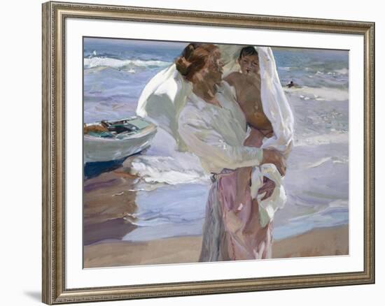 Just Out of the Sea, 1915-Joaqu?n Sorolla y Bastida-Framed Giclee Print