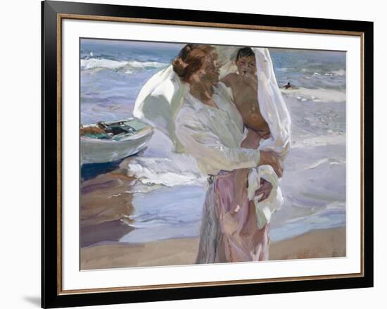 Just Out of the Sea, 1915-Joaqu?n Sorolla y Bastida-Framed Giclee Print