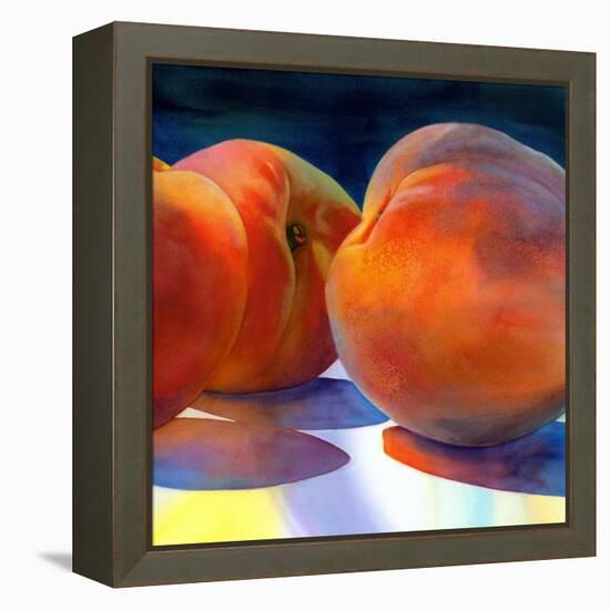 Just Peachy-Terri Hill-Framed Premier Image Canvas