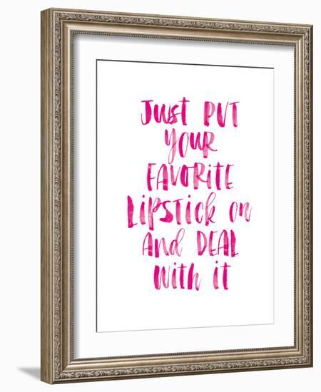 Just Put Your Lipstick On-Brett Wilson-Framed Art Print