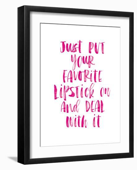 Just Put Your Lipstick On-Brett Wilson-Framed Art Print