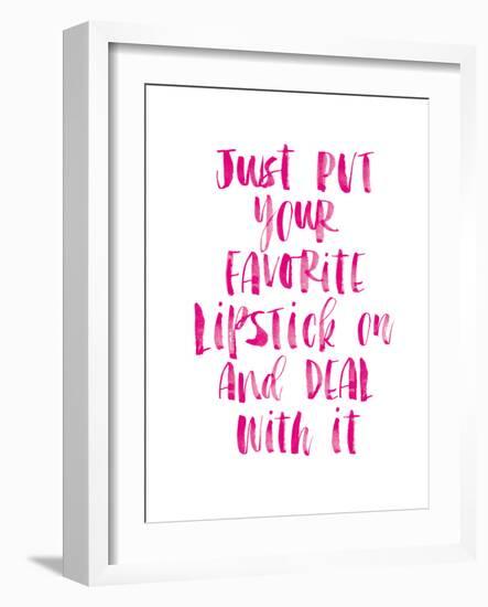 Just Put Your Lipstick On-Brett Wilson-Framed Art Print