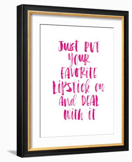 Just Put Your Lipstick On-Brett Wilson-Framed Art Print