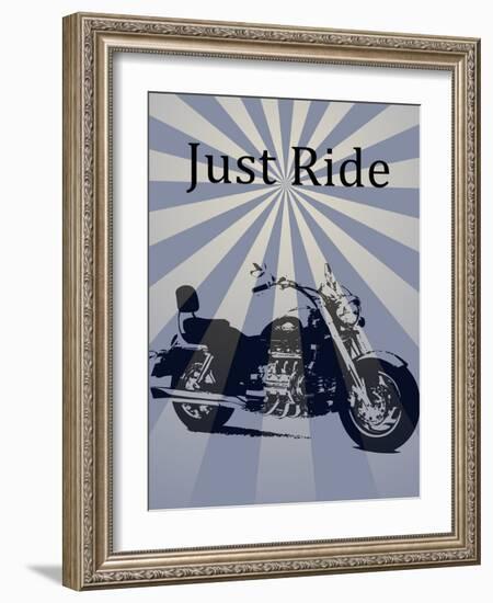 Just Ride-Dan Sproul-Framed Art Print