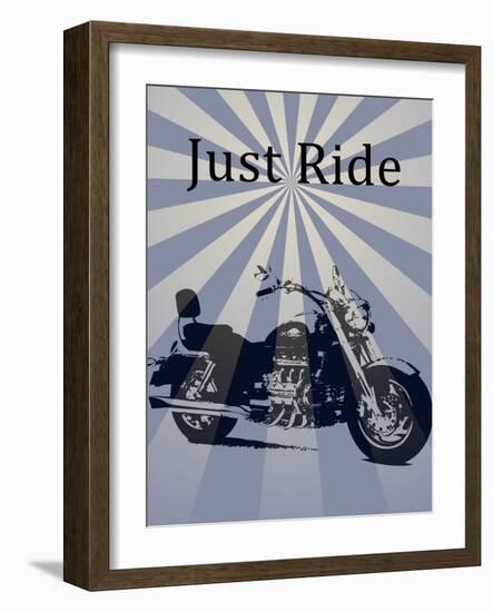 Just Ride-Dan Sproul-Framed Art Print