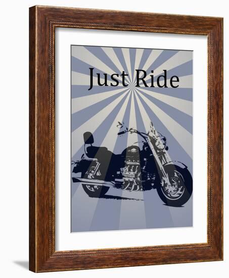 Just Ride-Dan Sproul-Framed Art Print