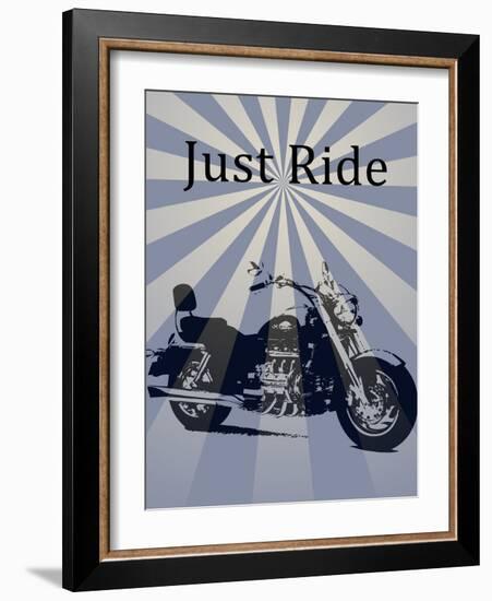Just Ride-Dan Sproul-Framed Art Print