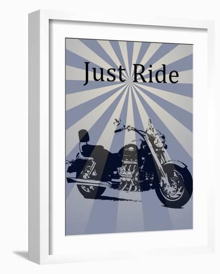 Just Ride-Dan Sproul-Framed Art Print