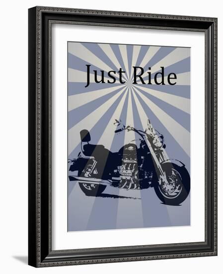 Just Ride-Dan Sproul-Framed Art Print