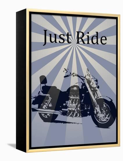 Just Ride-Dan Sproul-Framed Stretched Canvas