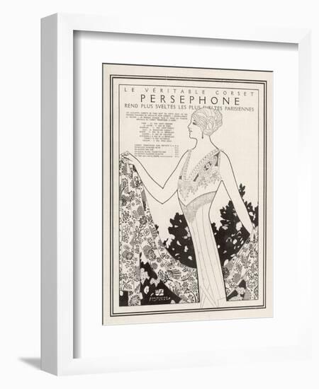 Just See What a "Persephone" Corset Can Do for Your Figure-Maxmillian Fischer-Framed Photographic Print