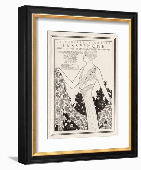 Just See What a "Persephone" Corset Can Do for Your Figure-Maxmillian Fischer-Framed Photographic Print