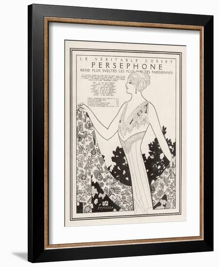 Just See What a "Persephone" Corset Can Do for Your Figure-Maxmillian Fischer-Framed Photographic Print