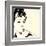 Just Smokin Audrey Hepburn-Pop Art Queen-Framed Giclee Print