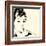 Just Smokin Audrey Hepburn-Pop Art Queen-Framed Giclee Print