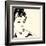 Just Smokin Audrey Hepburn-Pop Art Queen-Framed Giclee Print