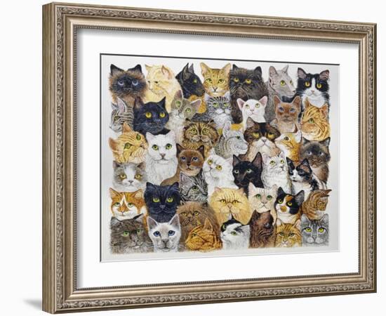 Just the Cat's Whisker-Pat Scott-Framed Giclee Print