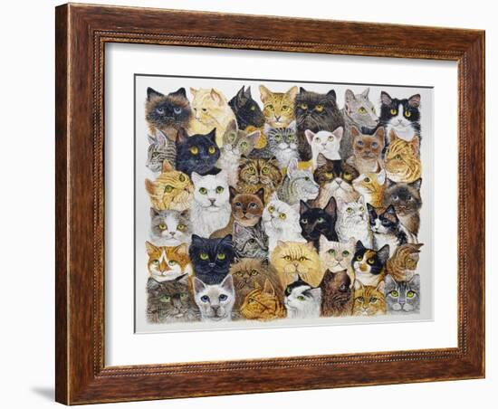 Just the Cat's Whisker-Pat Scott-Framed Giclee Print