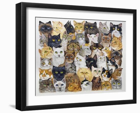 Just the Cat's Whisker-Pat Scott-Framed Giclee Print