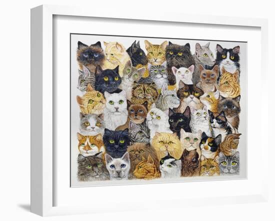 Just the Cat's Whisker-Pat Scott-Framed Giclee Print