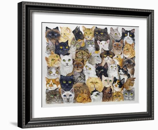 Just the Cat's Whisker-Pat Scott-Framed Giclee Print