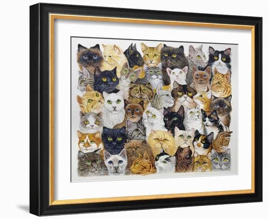 Just the Cat's Whisker-Pat Scott-Framed Giclee Print